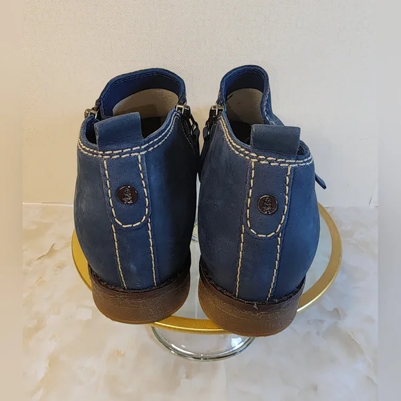 Hush Puppies Blue Ankle Boots - Picture 3 of 6